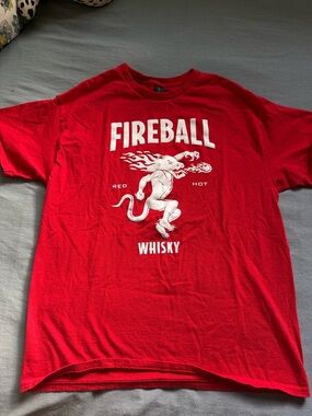 Gildan Red Fireball Whisky Graphic Tee